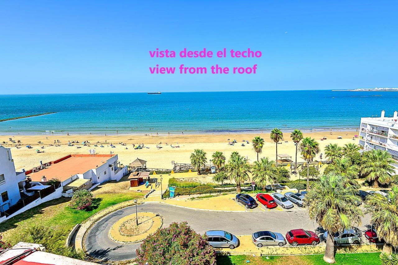 Ocean Sunset Beachfront House With Terraces Ел Пуерто де Санта Мария Екстериор снимка