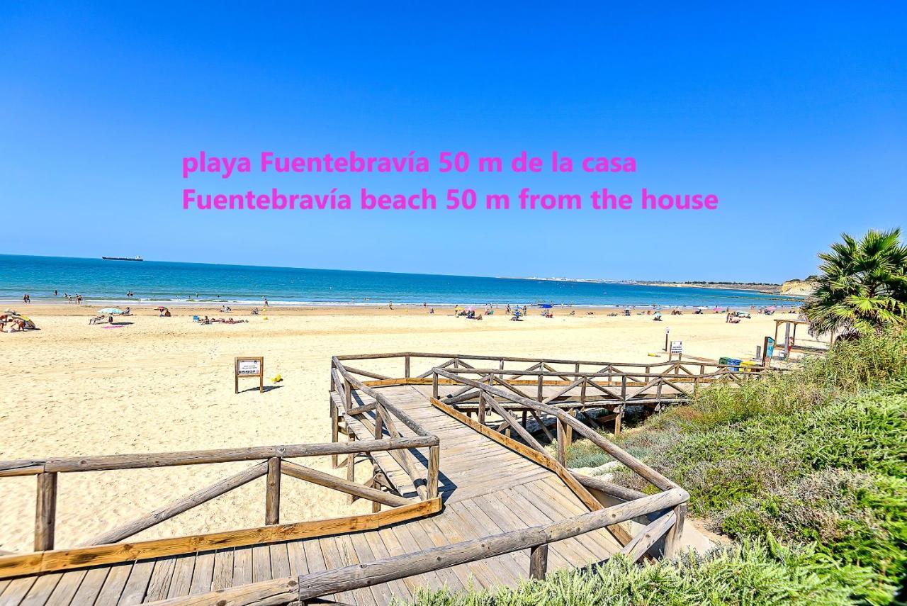 Ocean Sunset Beachfront House With Terraces Ел Пуерто де Санта Мария Екстериор снимка