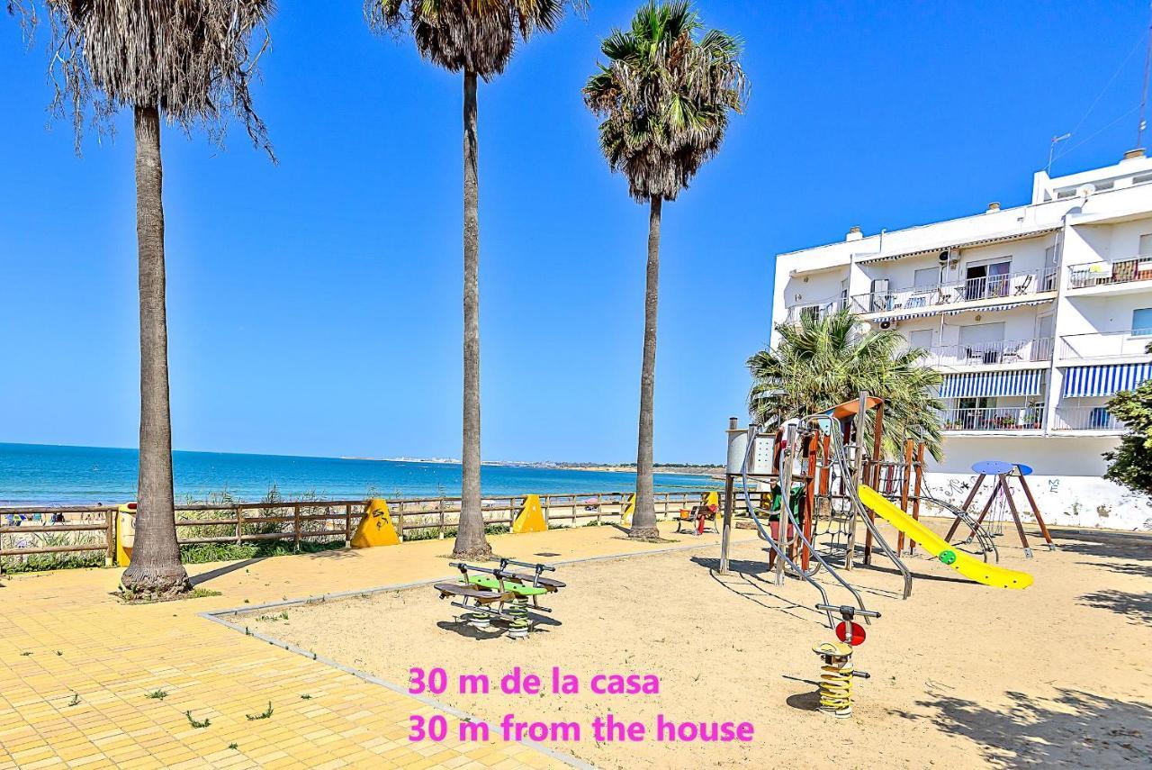 Ocean Sunset Beachfront House With Terraces Ел Пуерто де Санта Мария Екстериор снимка
